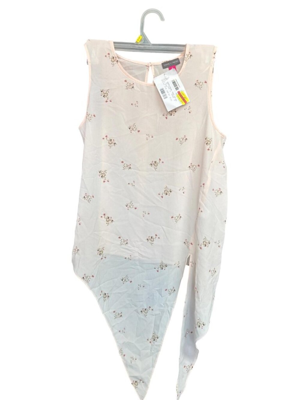 VINCE CAMUTO Women's Floral-print  Blouse Shirt Top XS